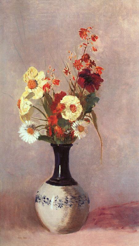 Odilon Redon Vase of Flowers oil painting image